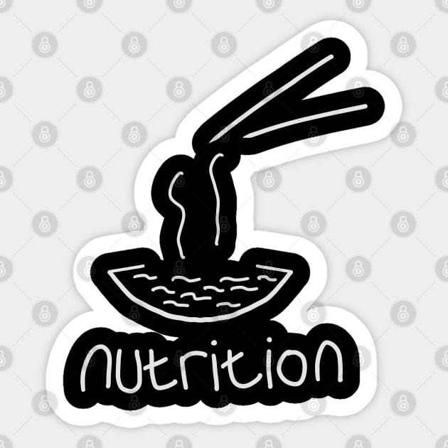 Nutrition Food Hand Drawing Sticker by me and dinosaur